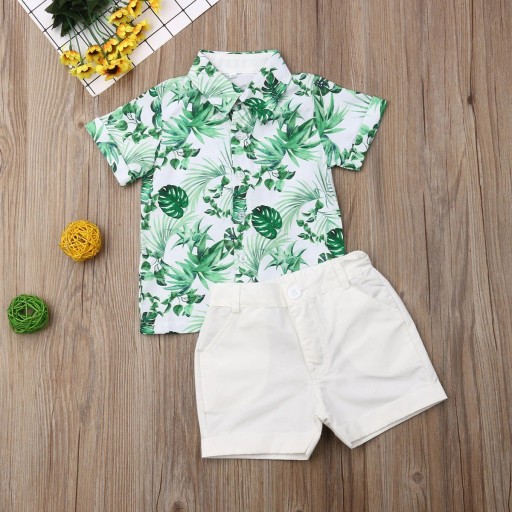 Drengeskjorte og shorts L1703