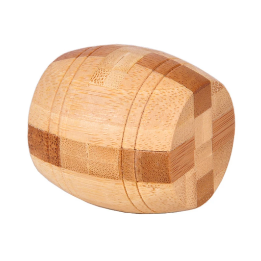 Drevený hlavolam 4,5 x 4,5 cm Logická skladačka pre deti i dospelých Drevená hračka Rozvoj jemnej motoriky Tréning mozgu Puzzle hra
