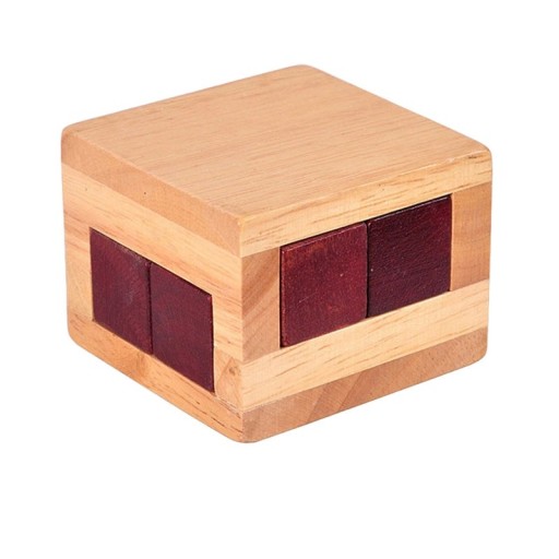 Dřevěný hlavolam krabička A1613