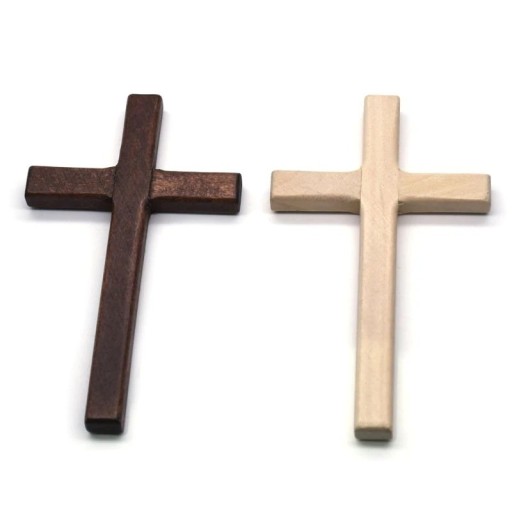 Dřevěný kříž 2 ks