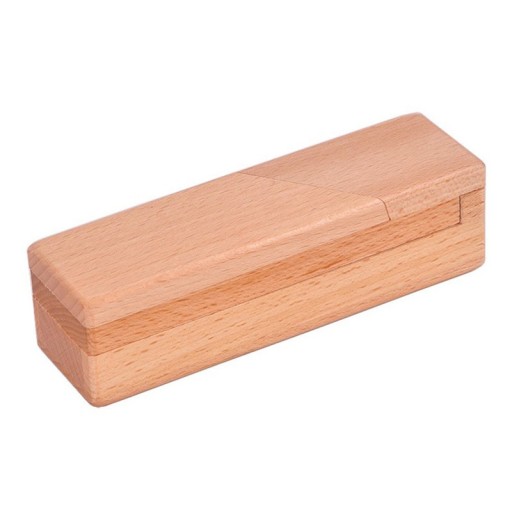 Drewniane pudełko na puzzle
