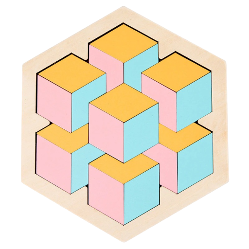 Drewniane puzzle dla dzieci Z358