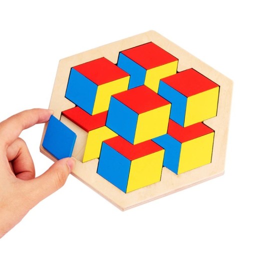 Drewniane puzzle dla dzieci Z358