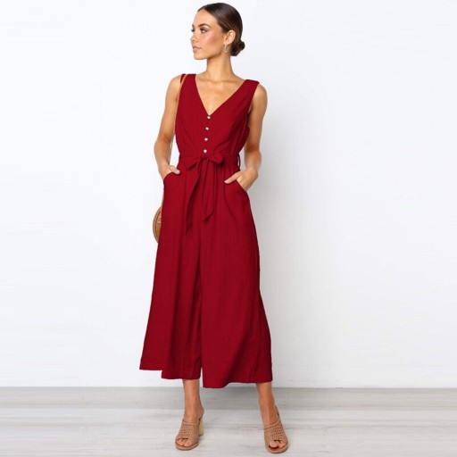 Driekwart jumpsuit voor dames