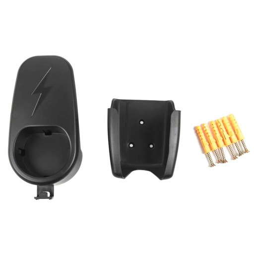 Držák nabíjecího kabelu Tesla Model 3 Y nástěnný organizer ABS plast černý pro uložení konektoru a kabelu v garáži