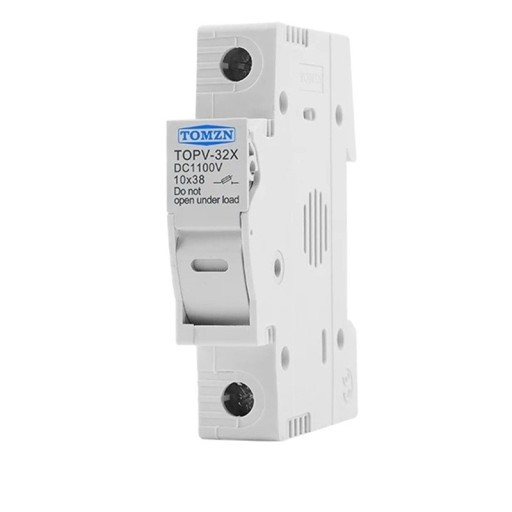 Držák pojistek DC 18 x 85,5 mm 1pólový 1000 V pro solární fotovoltaické systémy TOPV-30 základna vysokonapěťová ochrana FV gpV