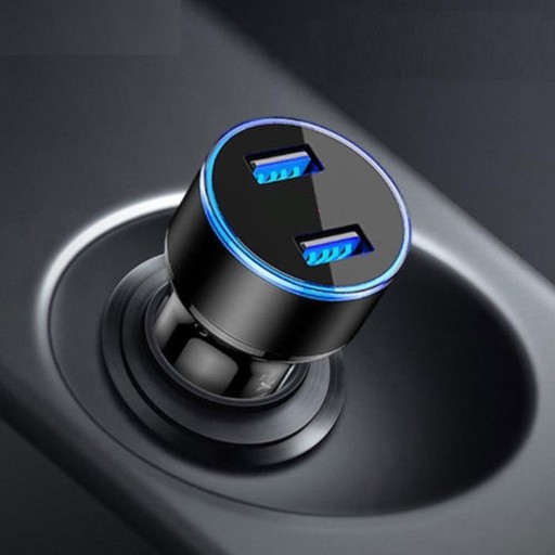 Dubbel USB billaddare
