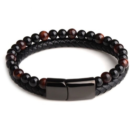 Dubbele armband voor heren