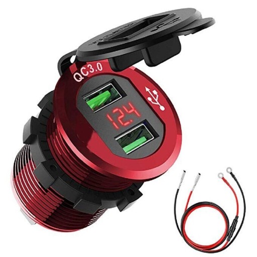 Dubbele USB-motorlader B658