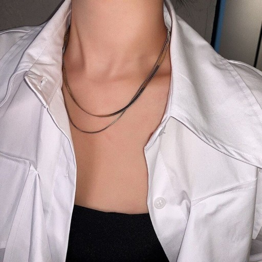 Dubbelhalsband för kvinnor J133
