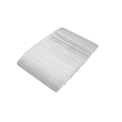 Dubbelsidig transparent klistermärke 43 x 13 mm 60 st