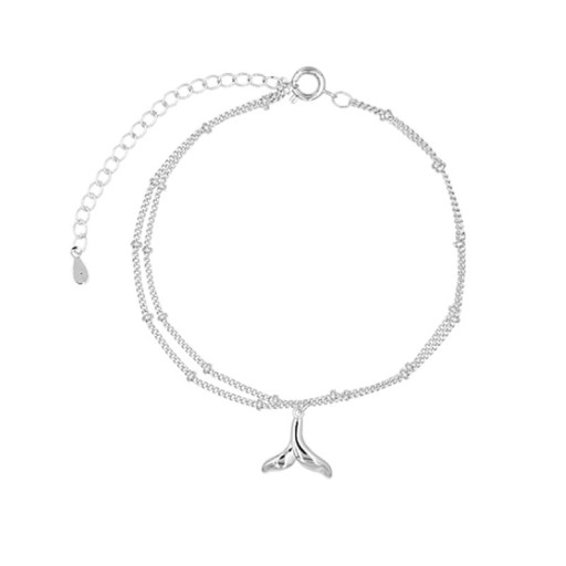 Dubbelt armband för kvinnor med fenor