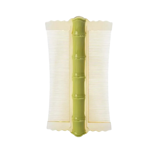 Dubbelzijdige luizenkam Luizen- en netenkam Luizen- en eitjeskam 12,5 x 7 cm Haaraccessoires