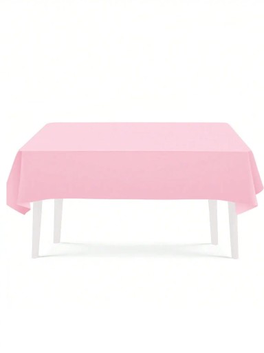 Dug til bord 137 × 274 cm Lys rosa festdug Dekorationsdug til fødselsdage bryllupper baby shower borddækning