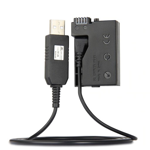 Dummy batterij met USB voedingskabel