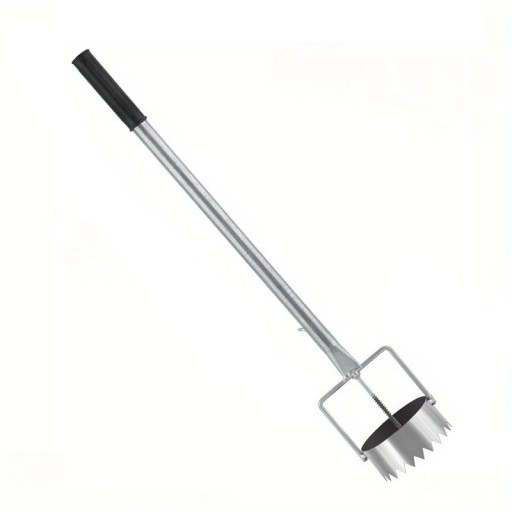 Durable Metal Film Punch for Greenhouses 44–75x9x11 cm Hand Gardening Tool for Punching Plastic Films for Maintenance and Cultivation