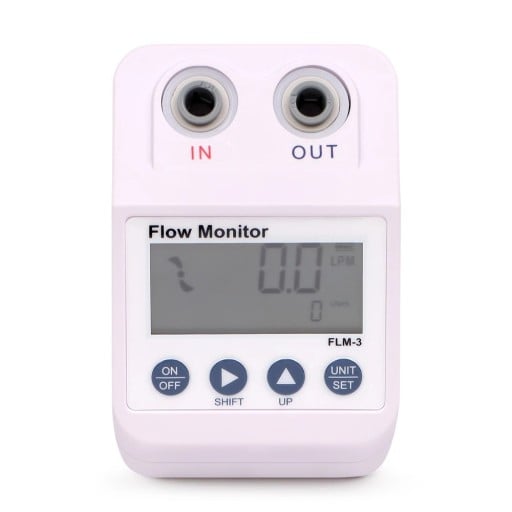 Durchflussmesser für Wasserreiniger FLM-3 mit digitalem Display 90 x 66 x 63 mm ABS mit Filteralarm und Energieeinsparung zur Messung von Wasser