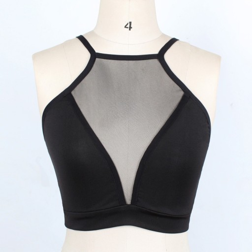 Durchsichtiges Crop-Top für Damen B342