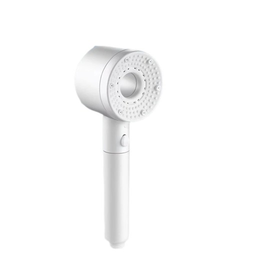 Duș cu presiune înaltă cu filtru 5 moduri economisire cu buton de oprire a apei ABS conexiune G1/2 lungime 25 cm pentru baie la duș