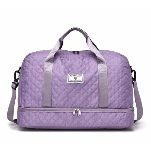 Duża torba podróżna z nylonu 49 x 25 x 32 cm Torba sportowa na ramię Torba na siłownię Torba weekendowa do podróży i treningu