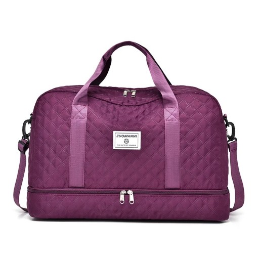 Duża torba podróżna z nylonu 49 x 25 x 32 cm Torba sportowa na ramię Torba na siłownię Torba weekendowa do podróży i treningu