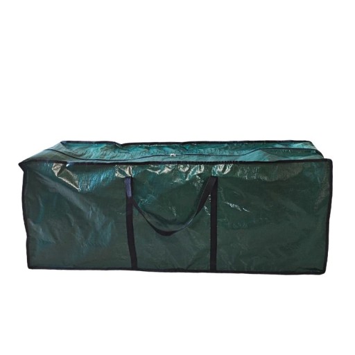 Duży worek na choinkę wodoodporny 100x34x34 cm PA+PE zielony pokrowiec do przechowywania rozłożonej choinki