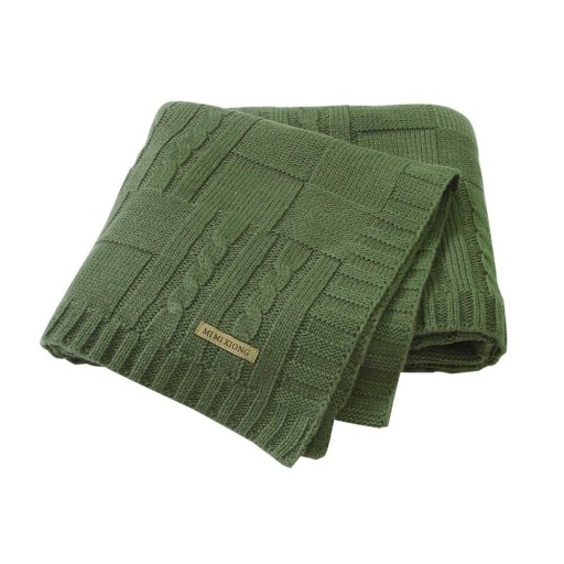 Dzianinowy koc niemowlęcy