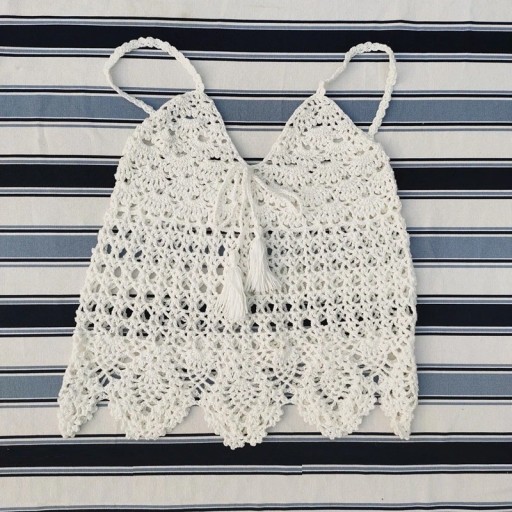 Dzianinowy top damski P645