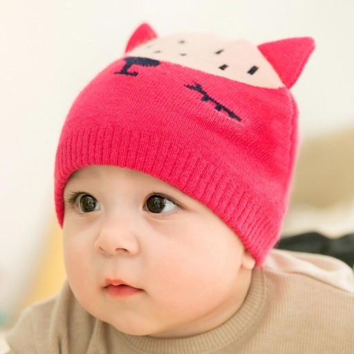 Dziecięca czapka zimowa z uszami