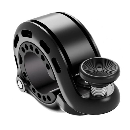 Dzwonek rowerowy ze stali nierdzewnej, miniaturowy, o głośnym dźwięku 110 dB, wodoodporny, na kierownicę, średnica 22,2-31,8 mm, sprzęt bezpieczeństwa rowerowego