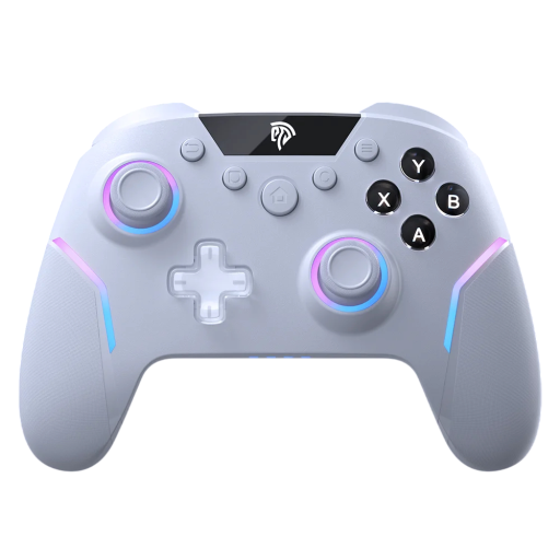 EasySMX X20 trådlös spelkontroll för PC, Nintendo Switch, telefon och TV Hall-triggers, RGB-effekter, mekaniska knappar, APP-kontroll