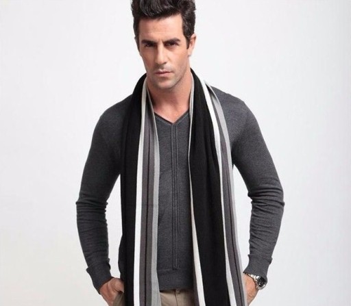 Écharpe d'hiver à la mode pour homme J755