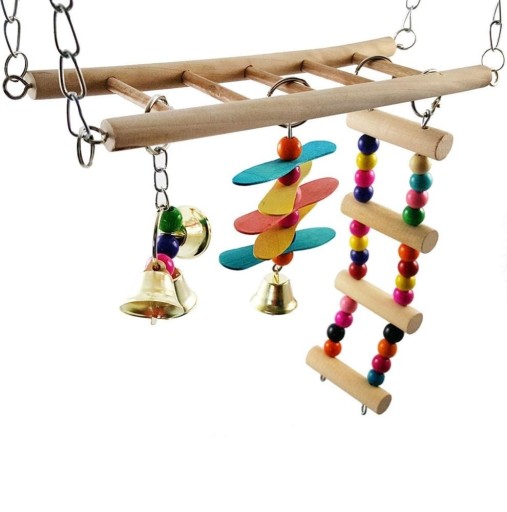 Échelle en bois pour oiseaux