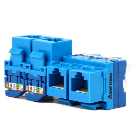 Eckklemme CAT 6 RJ45 Buchse 2 Stk