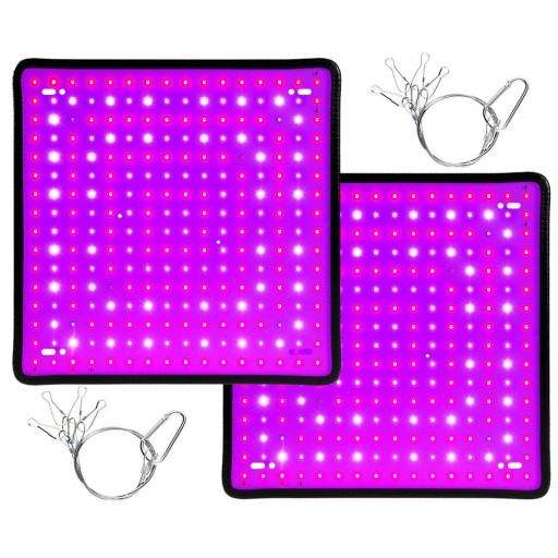 Éclairage pour culture intérieure 256 LED 2000 W 2 pièces