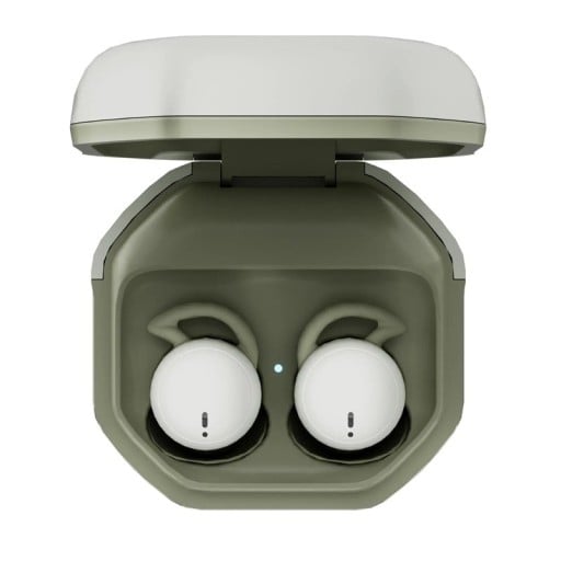 Écouteurs sans fil intra-auriculaires pour dormir avec Bluetooth 5.3, contrôle tactile et microphone, étui de chargement USB-C pour musique
