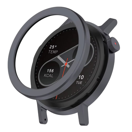 Edelstahlrahmen mit gehärtetem Glas für den CMF Watch Pro 2 Schutzschirm präzise Passform leichtes Design Zubehör für Uhren