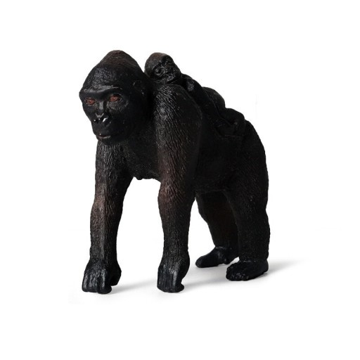 Egy gorilla és egy kölyök figura