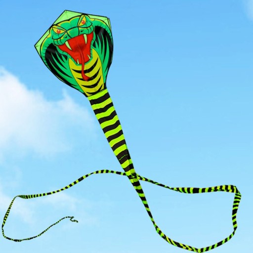 Ein fliegender Drache in Form einer Schlange