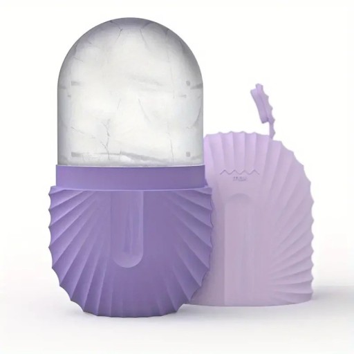 Eismassagegerät für das Gesicht. Eisroller zur Straffung und Konturierung des Gesichts. Liftender Eisroller für das Gesicht zur Anregung der Blutzirkulation