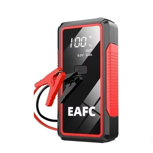 Εκκινητής μπαταρίας powerbank EAFC 2000A 12 V Powerbanka με LED φακό USB έξοδος 5V/2A Συμπαγής εκκινητής για αυτοκίνητο, SUV και μοτοσικλέτα
