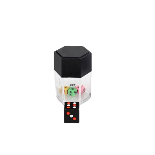 Eksploderende terninger 5,5 x 4 x 4 cm magisk legetøj farverigt trick 1 mod 4 sjov prank trylleshow rekvisitter børnemagi