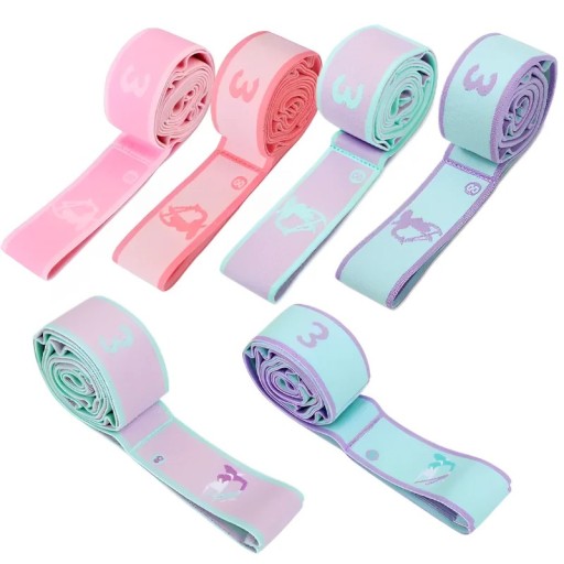 Elastic Resistance Band for Yoga and Pilates Beginner Stretching Band Dance Loop Fitness Band for Stretching and Flexibility