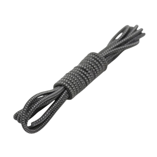 Elastické šnúrky do topánok 100 cm Guľaté gumové gumičky s plastovou prackou Športová obuv Detské topánky Pohodlné zaväzovanie bez uzlov