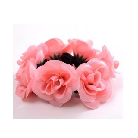 Élastique à cheveux fleuri