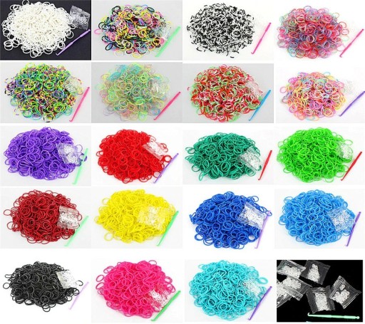 Élastiques de tricotage 600 pcs