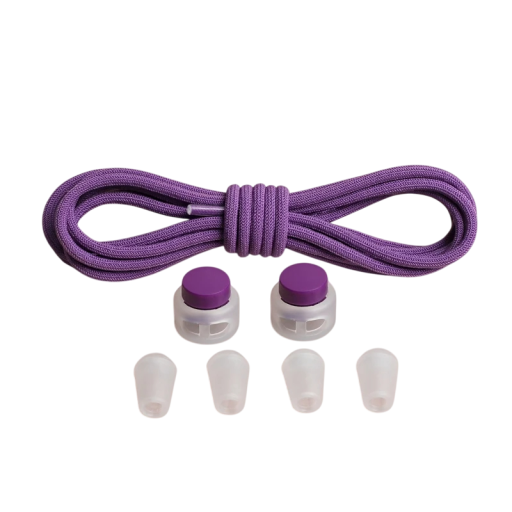 Elastische Schnürsenkel No-Tie 100cm Runde Schnürsenkel Elastisches Seil mit Federschnalle Sportschuhe Kinderschuhe Bequem