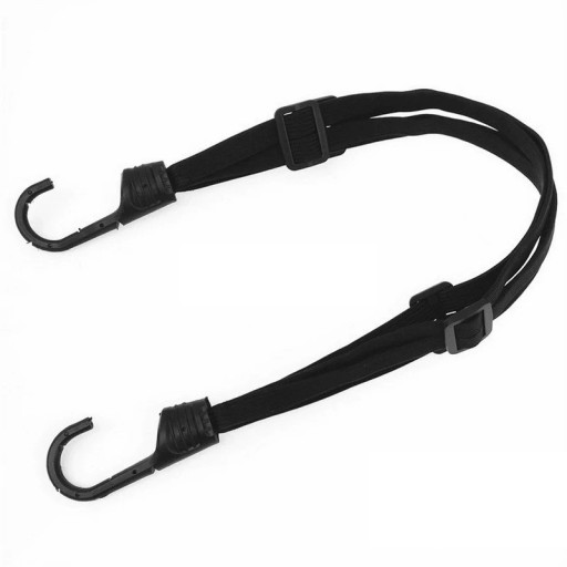 Elastischer Gurt mit Haken 60 cm Verstellbarer Gummigurt für Gepäck und Ladung im Auto, Motorrad, Koffer oder Gepäckträger
