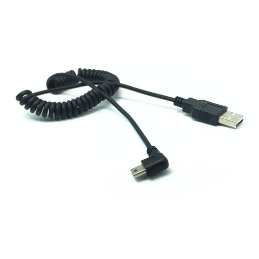 Elastyczny, kątowy kabel Mini USB 5pin na USB