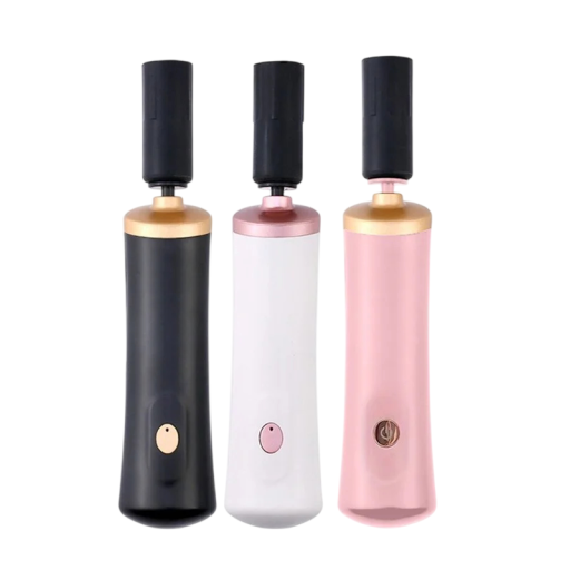 Electric Shaker for Adhesives and Paints 13 x 4 x 4.8 cm Professional Bottle Shaker with 6 Attachments and 2 Connectors for Gel Nail Polishes and Adhesives